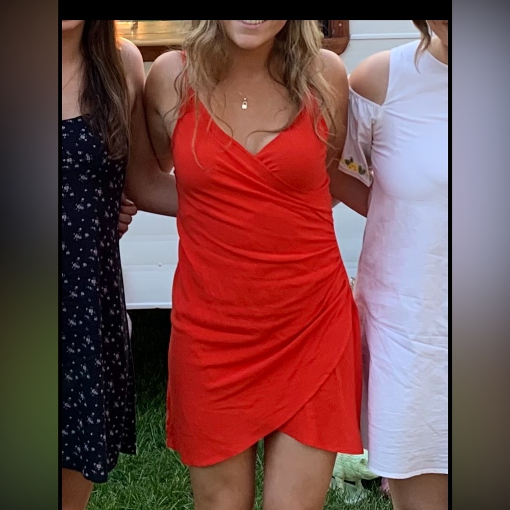 Urban Outfitters Red/Orange Sundress